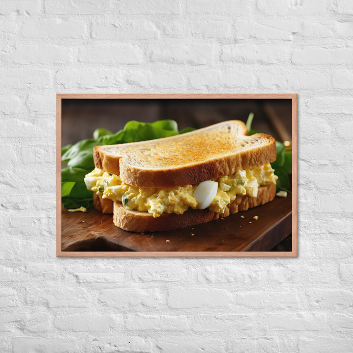 Egg Salad Sandwich Framed poster 🤤 from Yumify.AI