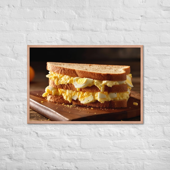 Egg Salad Sandwich Framed poster 🤤 from Yumify.AI