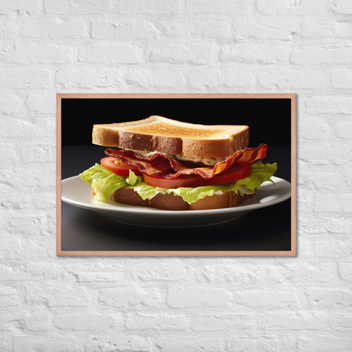 BLT Sandwich Framed poster 🤤 from Yumify.AI