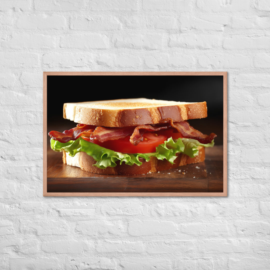 BLT Sandwich Framed poster 🤤 from Yumify.AI