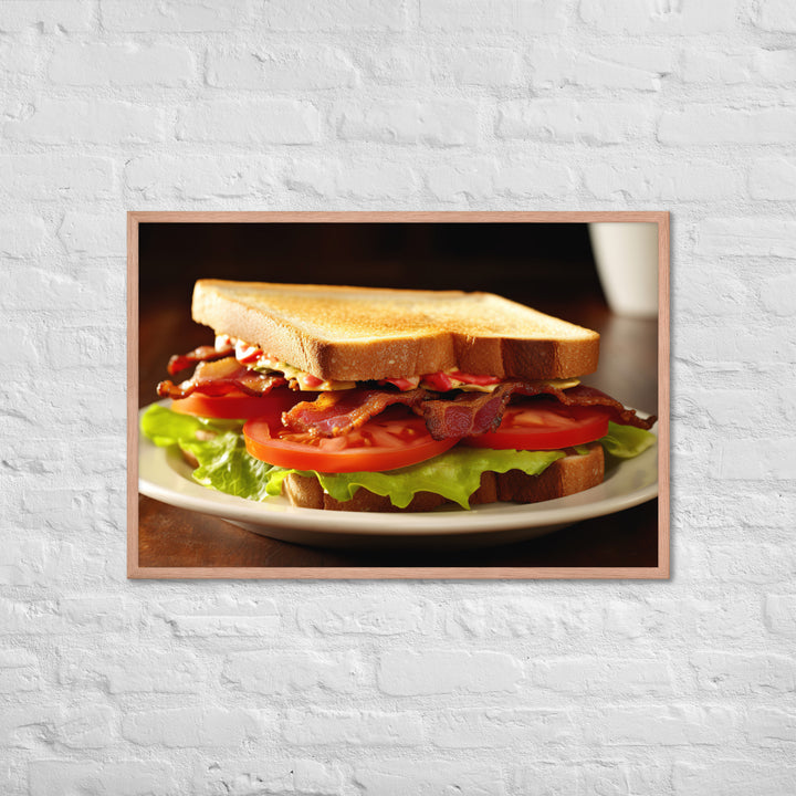 BLT Sandwich Framed poster 🤤 from Yumify.AI