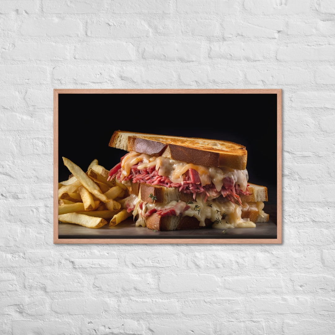 Ultimate Reuben Delight Framed poster 🤤 from Yumify.AI
