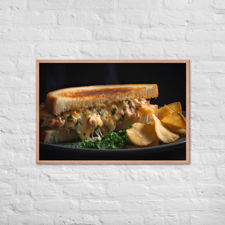 Toasty Tuna Melt Framed poster 🤤 from Yumify.AI