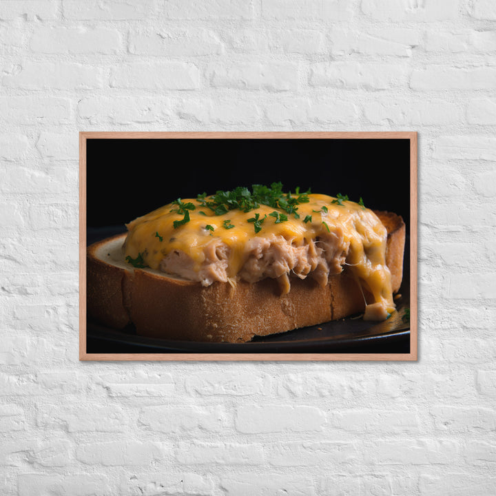 Toasty Tuna Melt Framed poster 🤤 from Yumify.AI