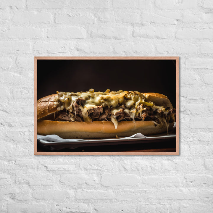 The Ultimate Philly Cheesesteak Framed poster 🤤 from Yumify.AI