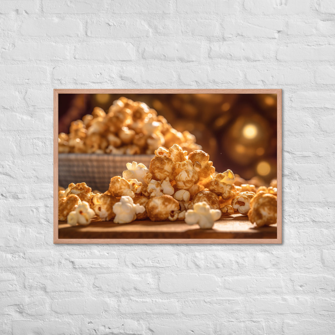 Cinnamon Sugar Popcorn Framed poster 🤤 from Yumify.AI