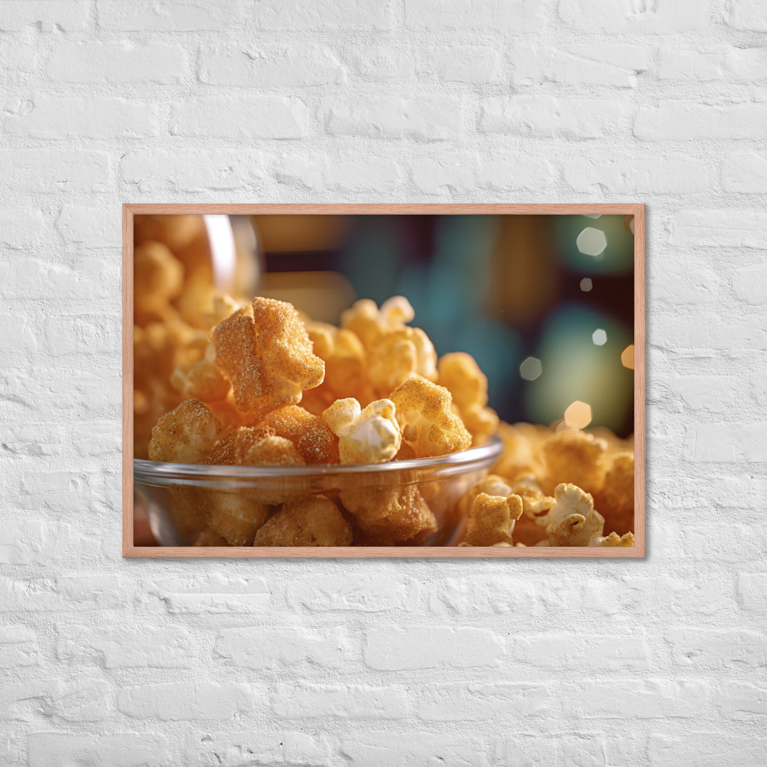 Cinnamon Sugar Popcorn Framed poster 🤤 from Yumify.AI