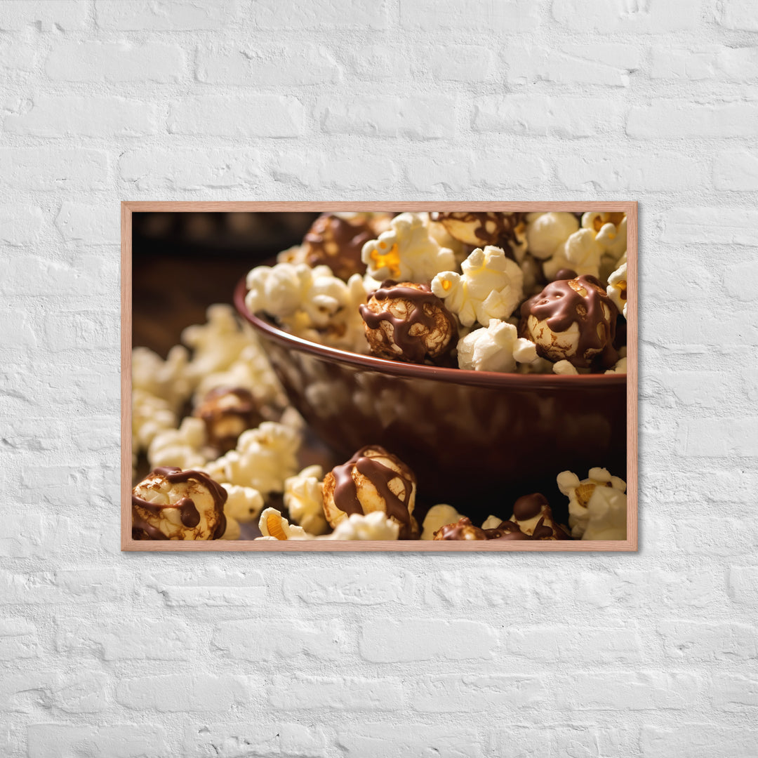 Chocolate Popcorn Framed poster 🤤 from Yumify.AI