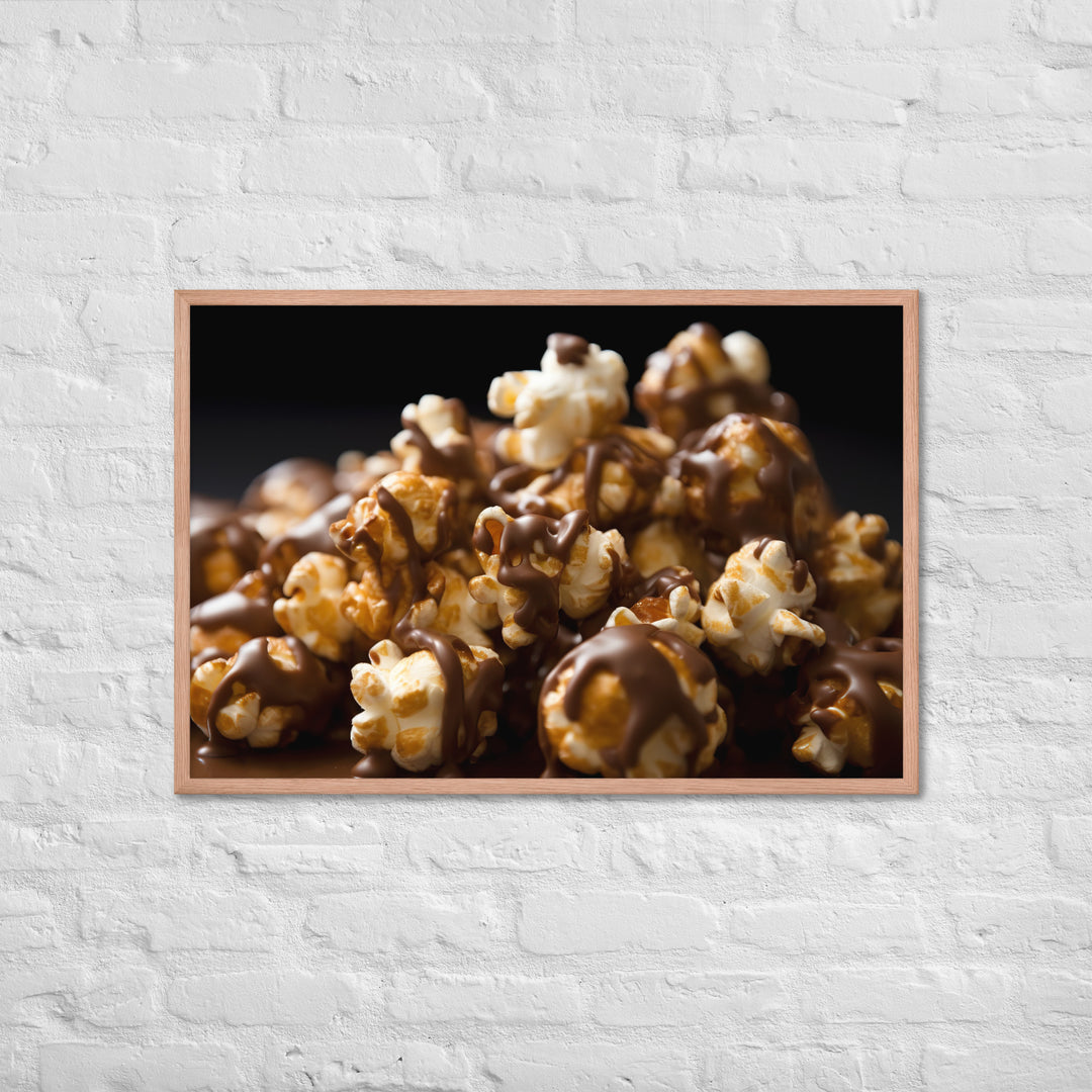 Chocolate Popcorn Framed poster 🤤 from Yumify.AI