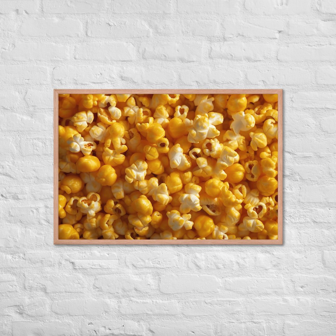 Cheese Popcorn Framed poster 🤤 from Yumify.AI