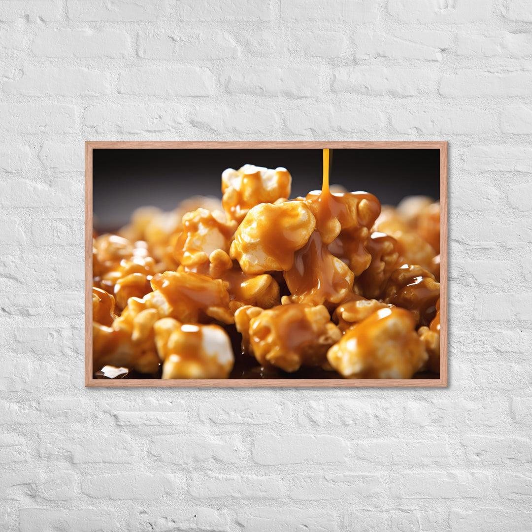 Caramel Popcorn Framed poster 🤤 from Yumify.AI