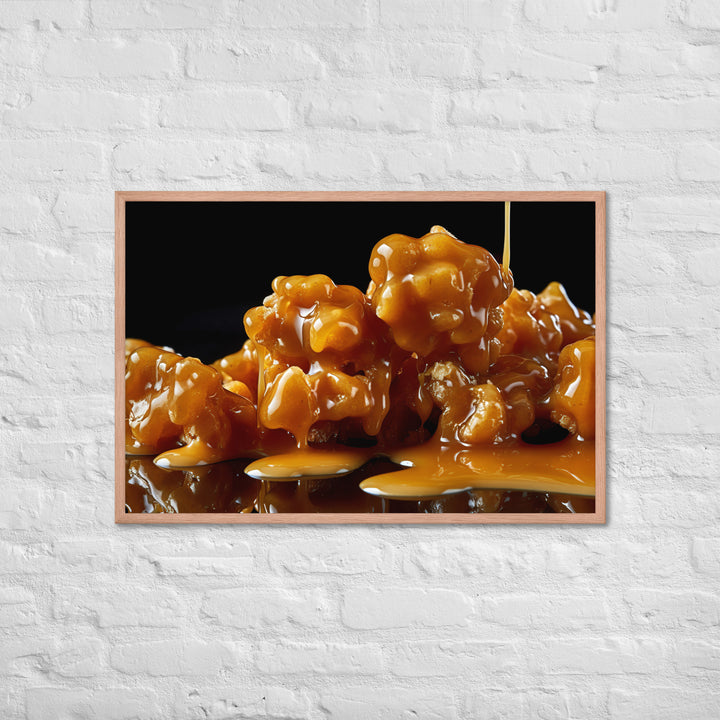 Caramel Popcorn Framed poster 🤤 from Yumify.AI