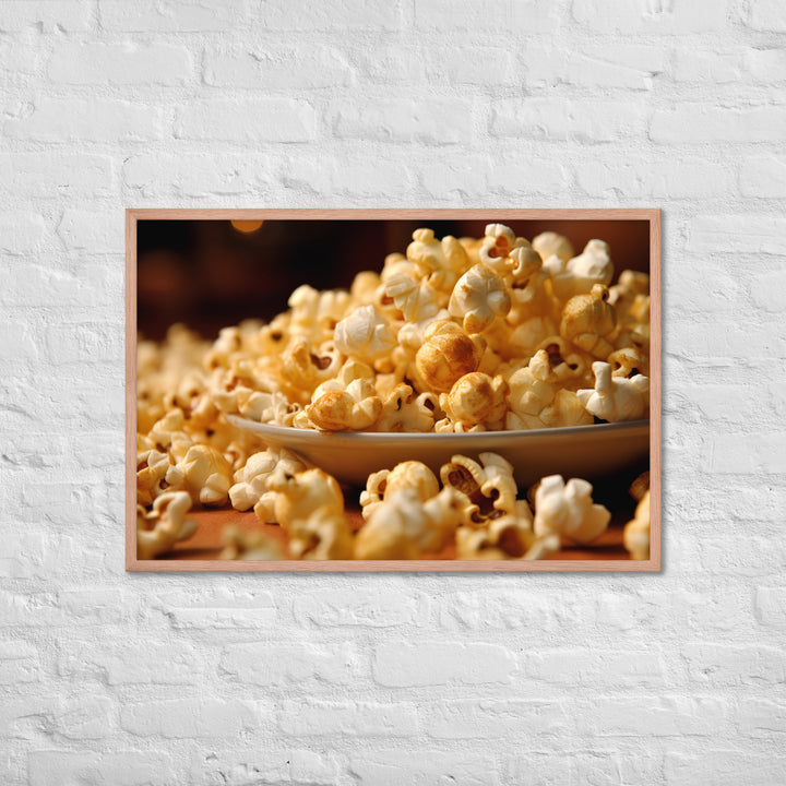 Buttered Popcorn Framed poster 🤤 from Yumify.AI