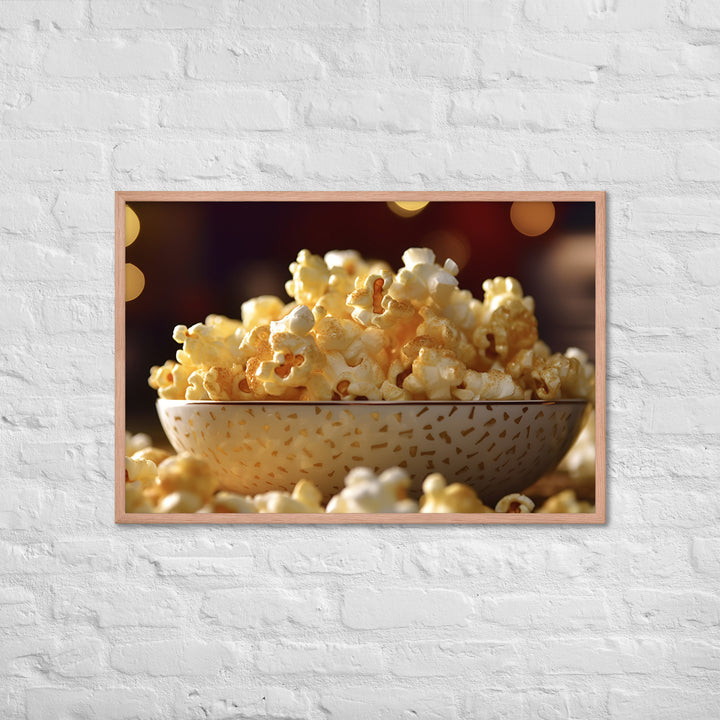 Buttered Popcorn Framed poster 🤤 from Yumify.AI