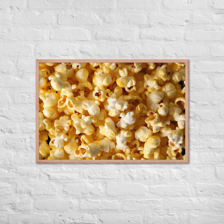 Buttered Popcorn Framed poster 🤤 from Yumify.AI