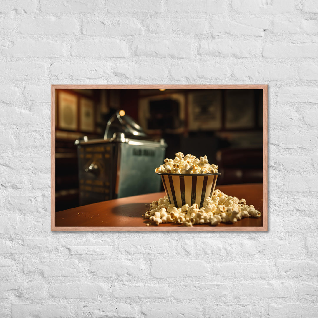 Popcorn and a Movie Framed poster 🤤 from Yumify.AI