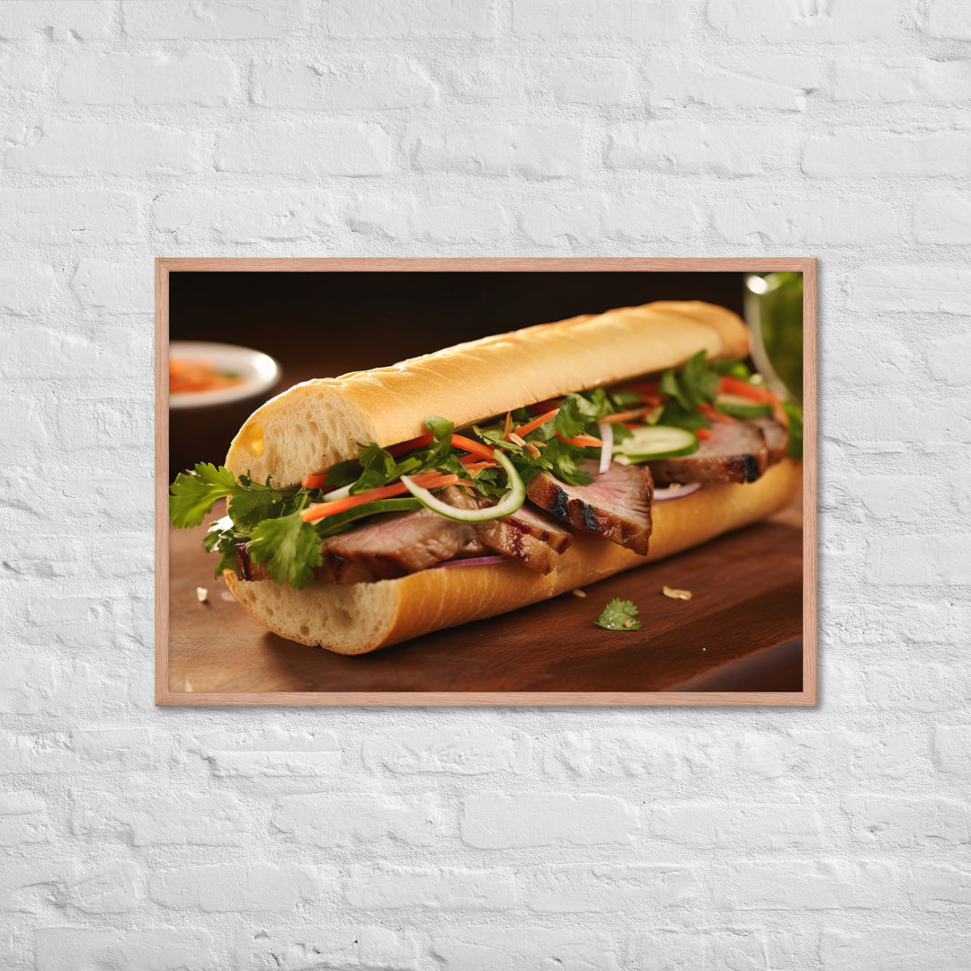 Banh Mi Framed poster 🤤 from Yumify.AI