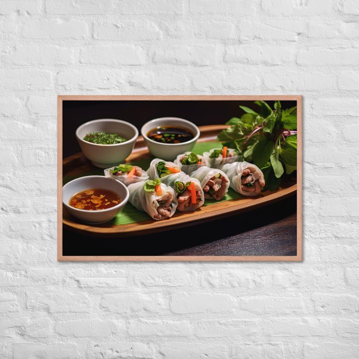 Banh Cuon Framed poster 🤤 from Yumify.AI