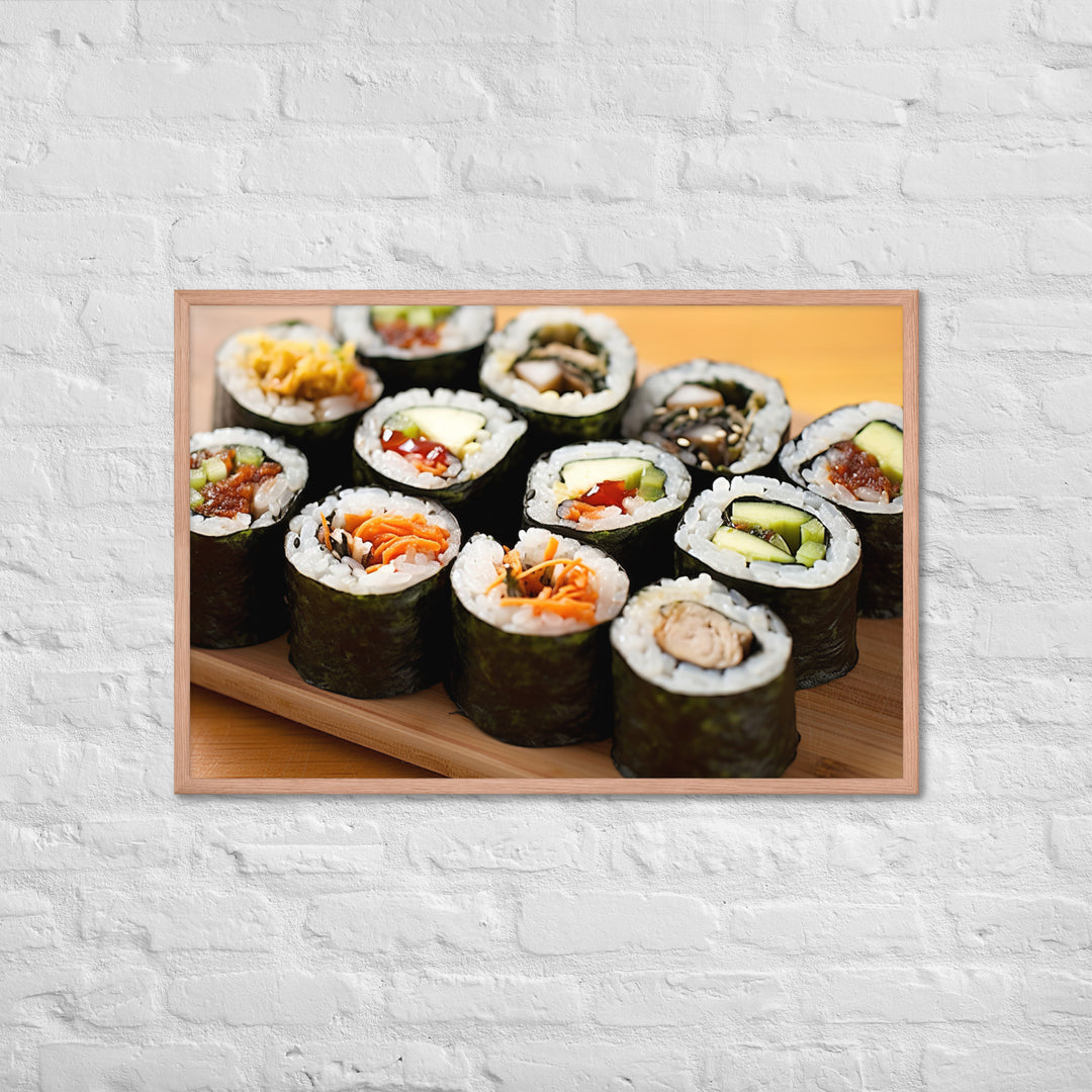 Kimbap Framed poster 🤤 from Yumify.AI