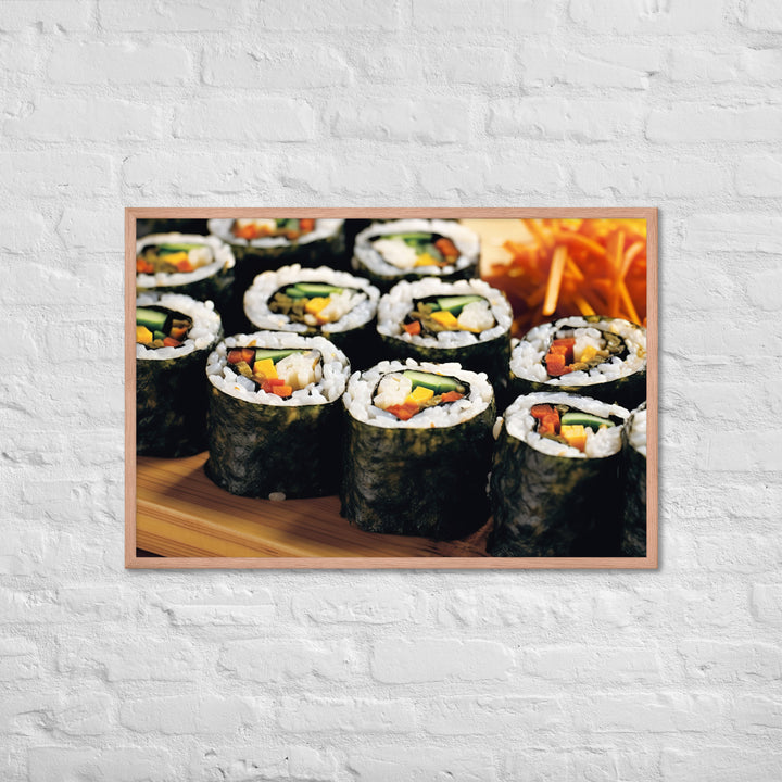 Kimbap Framed poster 🤤 from Yumify.AI