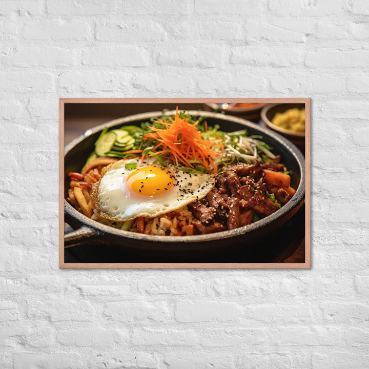 Bibimbap Framed poster 🤤 from Yumify.AI