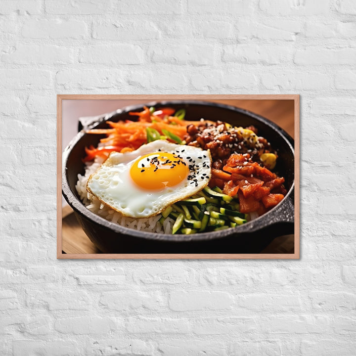 Bibimbap Framed poster 🤤 from Yumify.AI