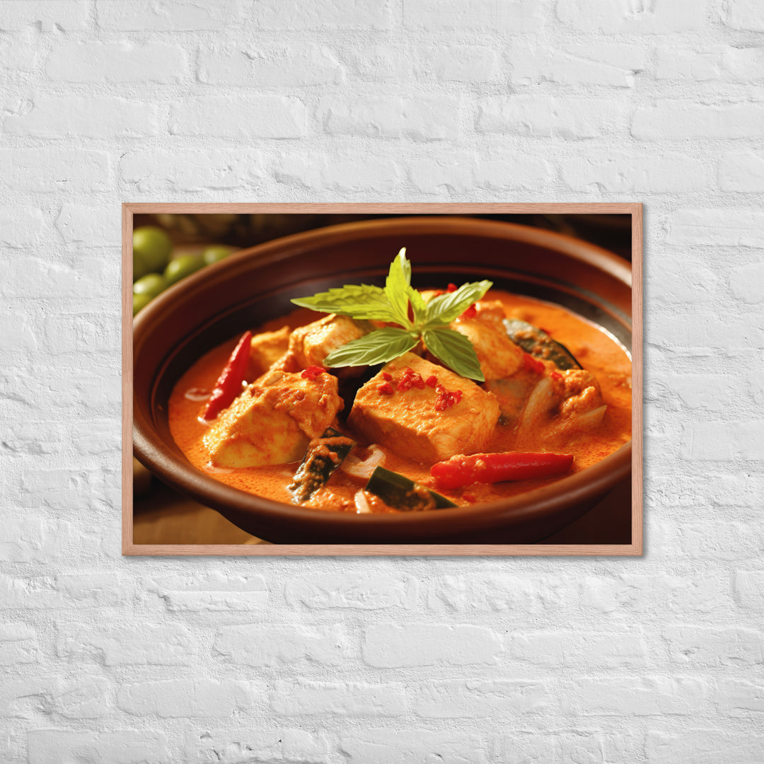 Red Curry Framed poster 🤤 from Yumify.AI