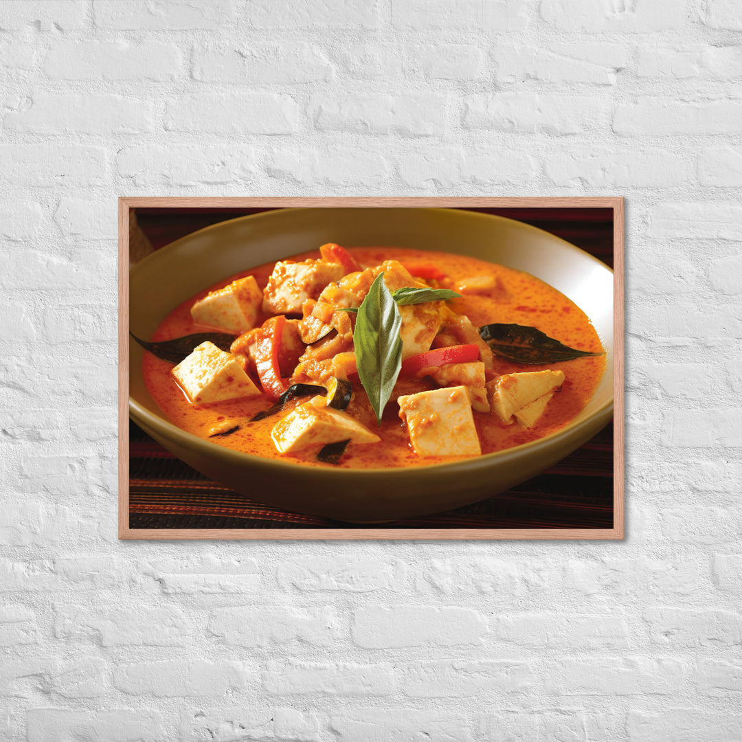 Red Curry Framed poster 🤤 from Yumify.AI