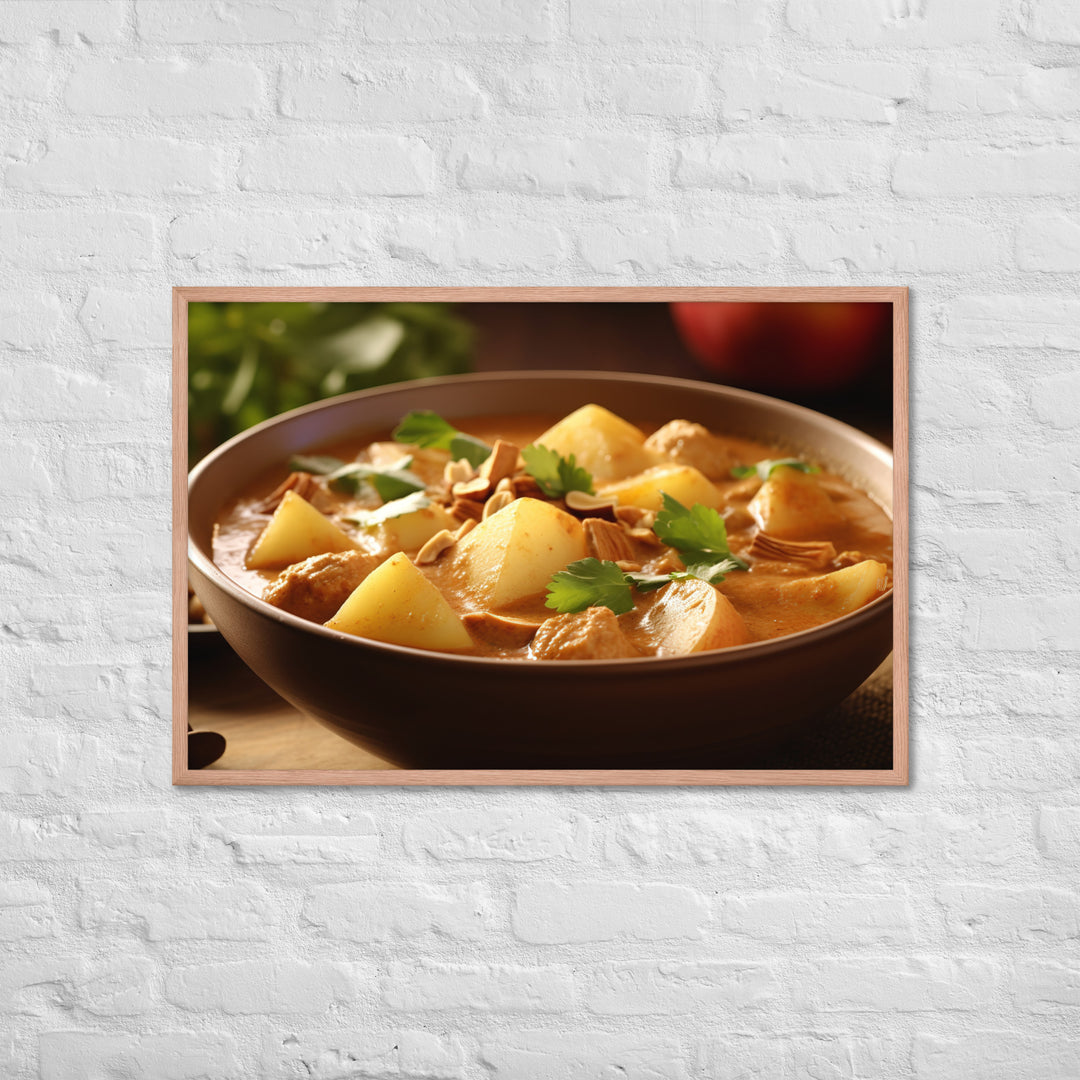 Massaman Curry Framed poster 🤤 from Yumify.AI