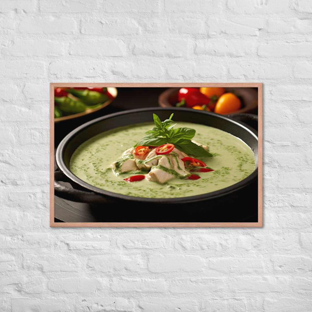 Green Curry Framed poster 🤤 from Yumify.AI