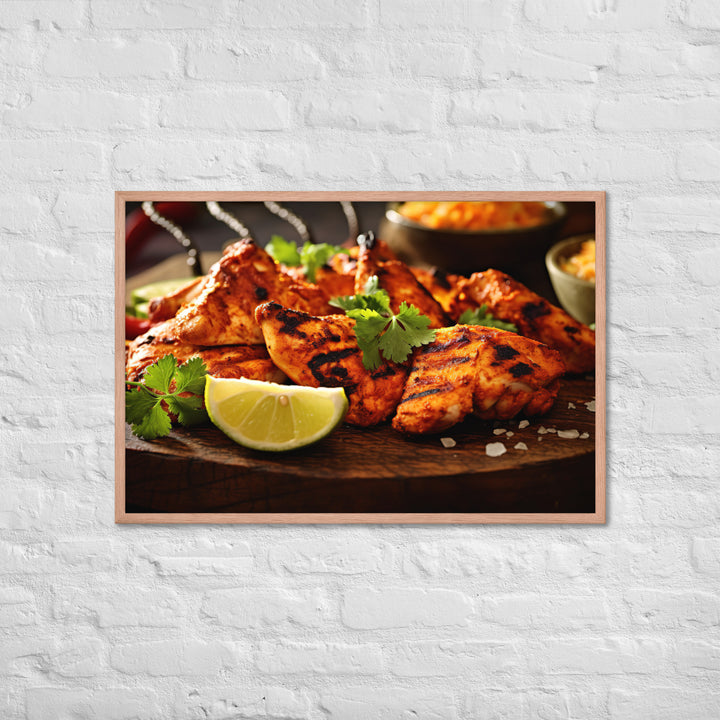 Tandoori Chicken Framed poster 🤤 from Yumify.AI