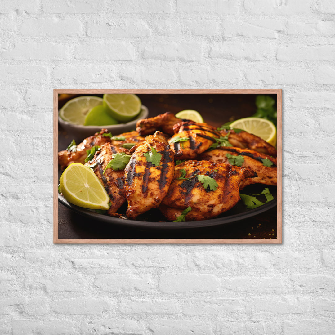 Tandoori Chicken Framed poster 🤤 from Yumify.AI