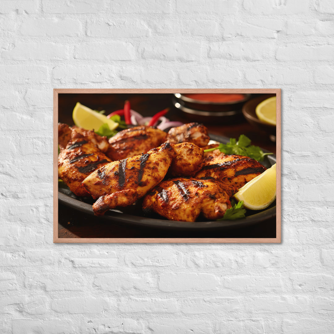 Tandoori Chicken Framed poster 🤤 from Yumify.AI