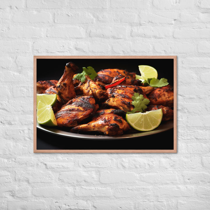 Tandoori Chicken Framed poster 🤤 from Yumify.AI