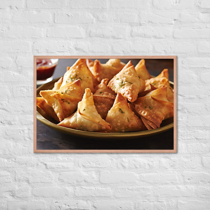 Samosas Framed poster 🤤 from Yumify.AI