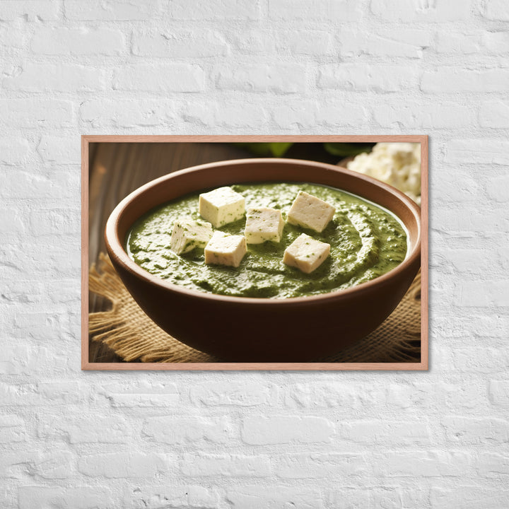 Palak Paneer Framed poster 🤤 from Yumify.AI