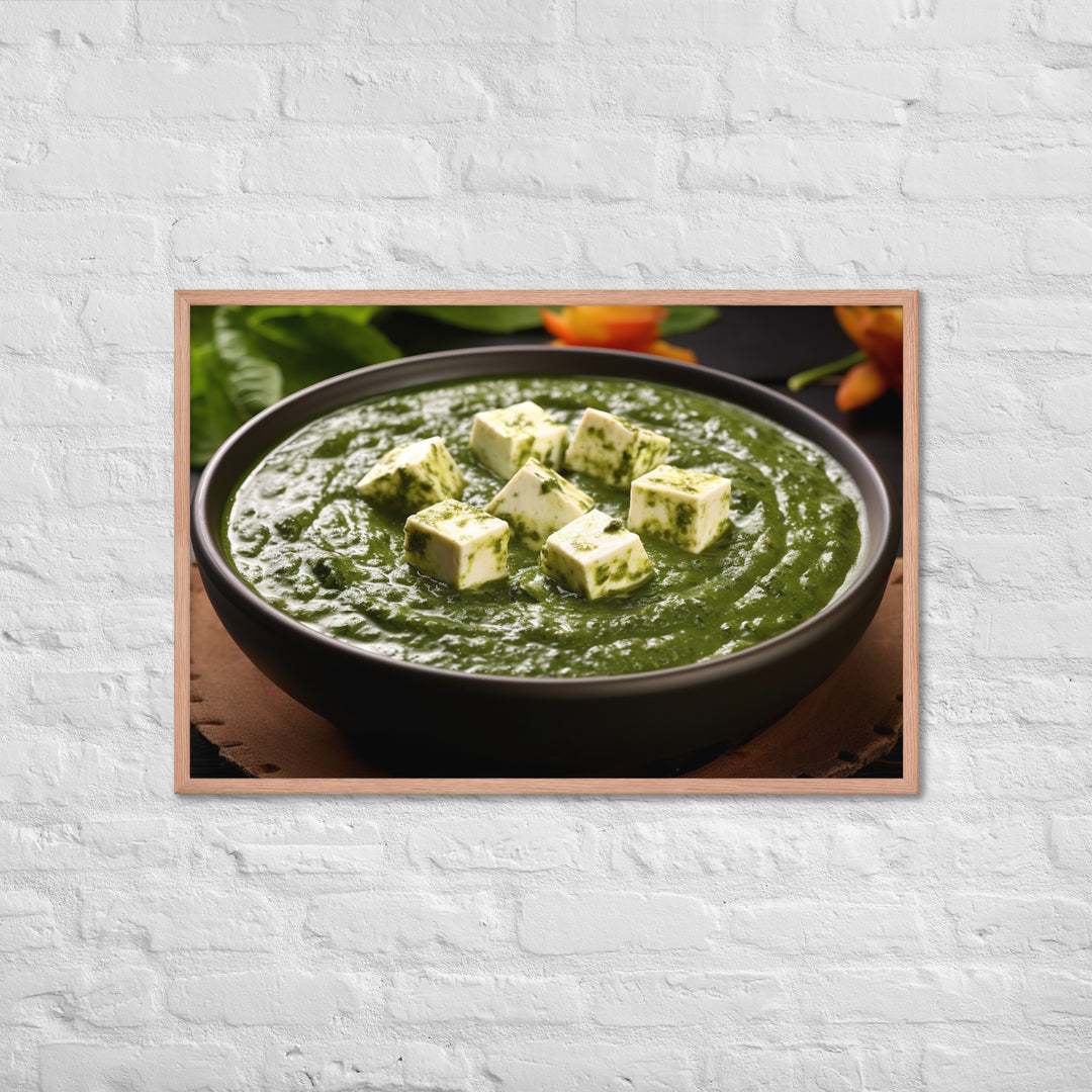 Palak Paneer Framed poster 🤤 from Yumify.AI