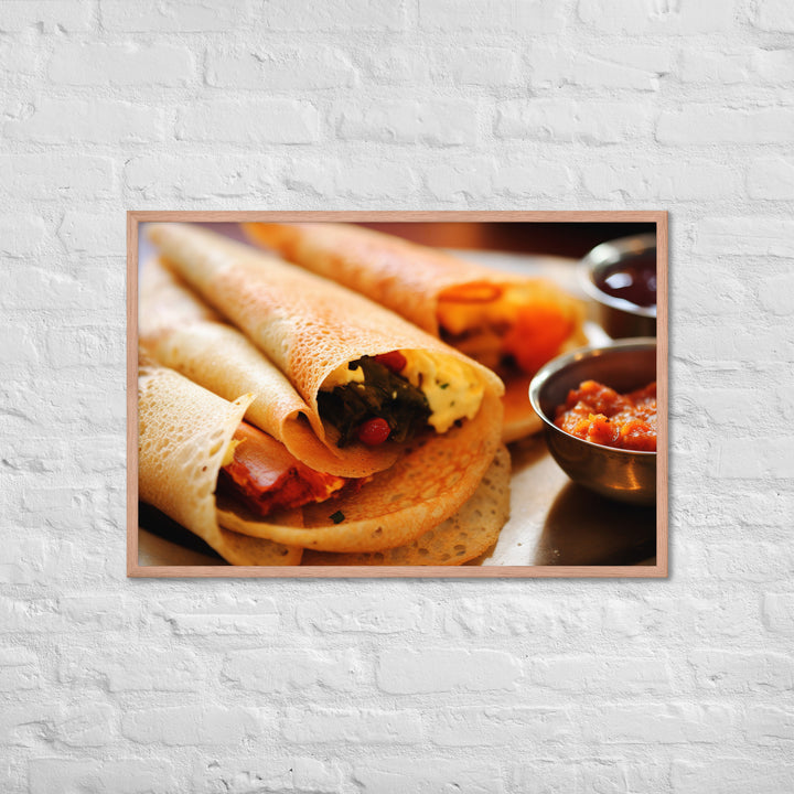 Masala Dosa Framed poster 🤤 from Yumify.AI