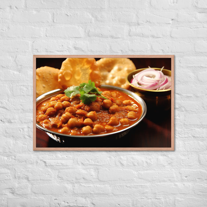 Chole Bhature Framed poster 🤤 from Yumify.AI