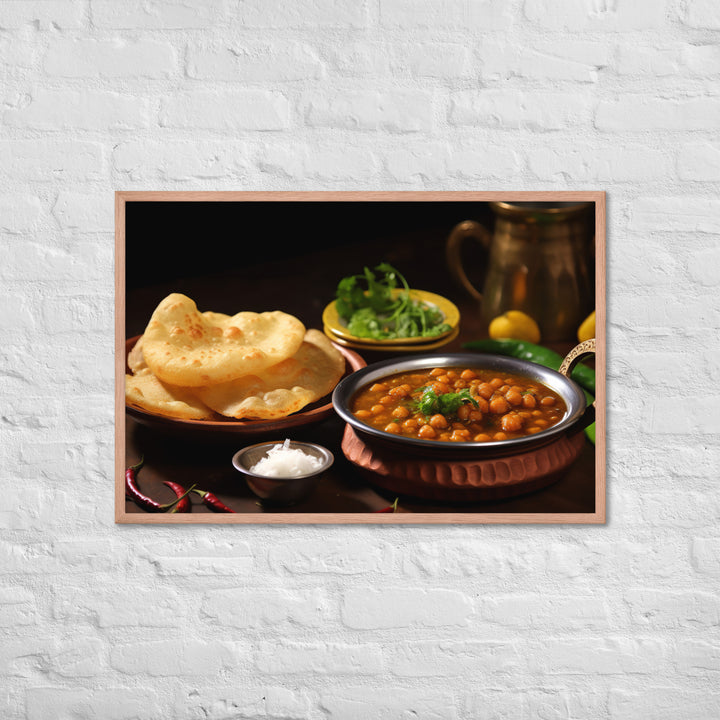 Chole Bhature Framed poster 🤤 from Yumify.AI