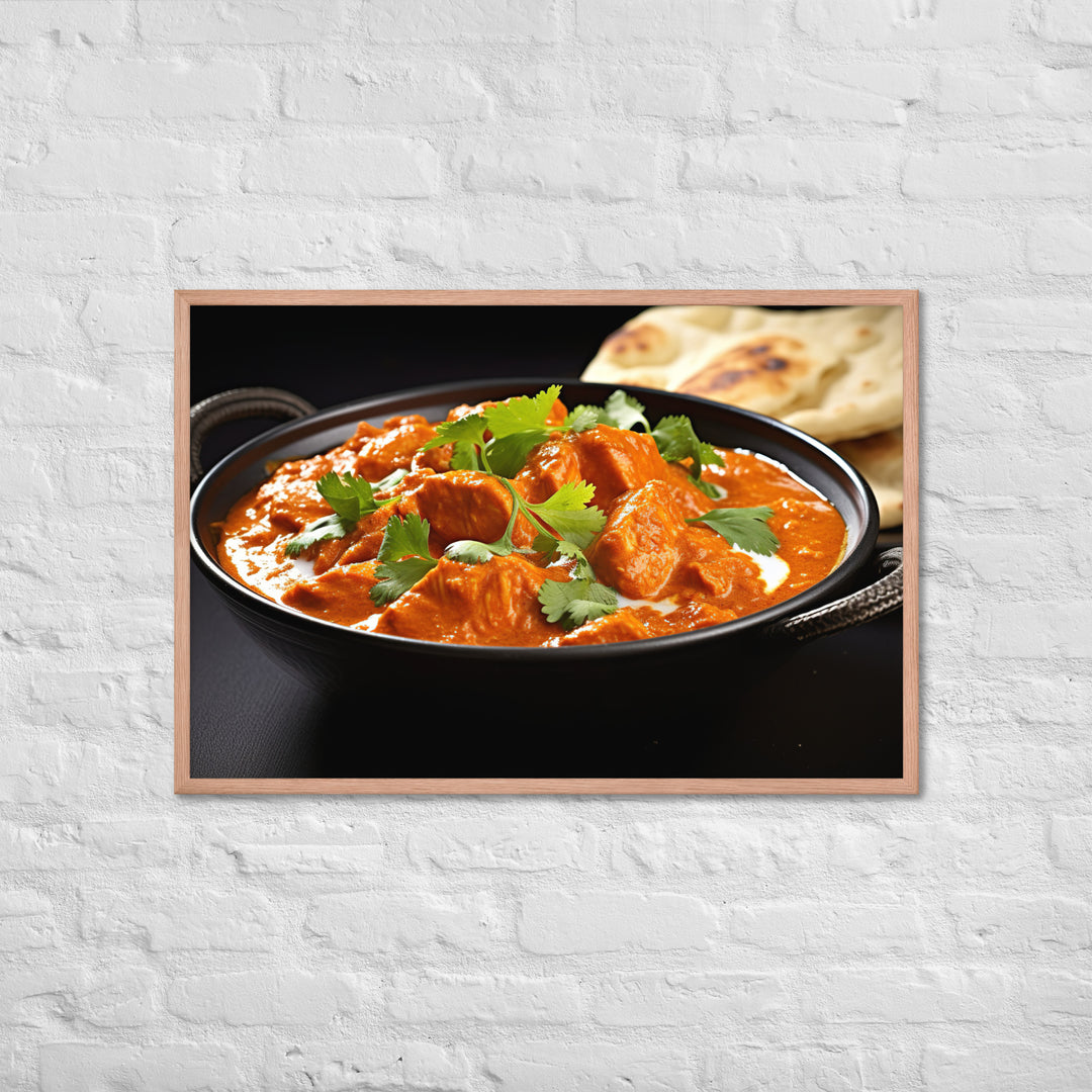 Butter Chicken Framed poster 🤤 from Yumify.AI