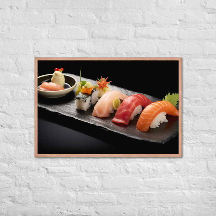 Sushi Framed poster 🤤 from Yumify.AI