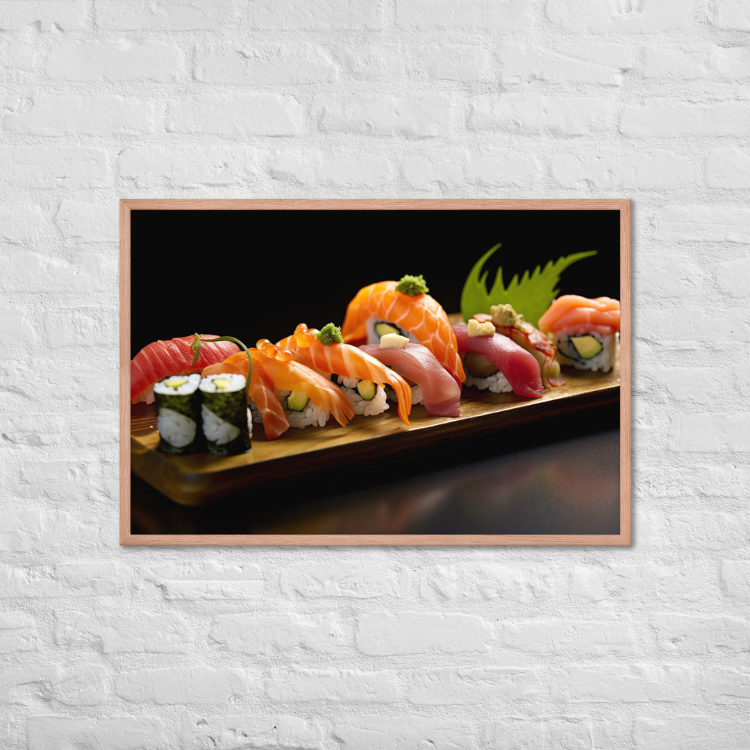 Sushi Framed poster 🤤 from Yumify.AI