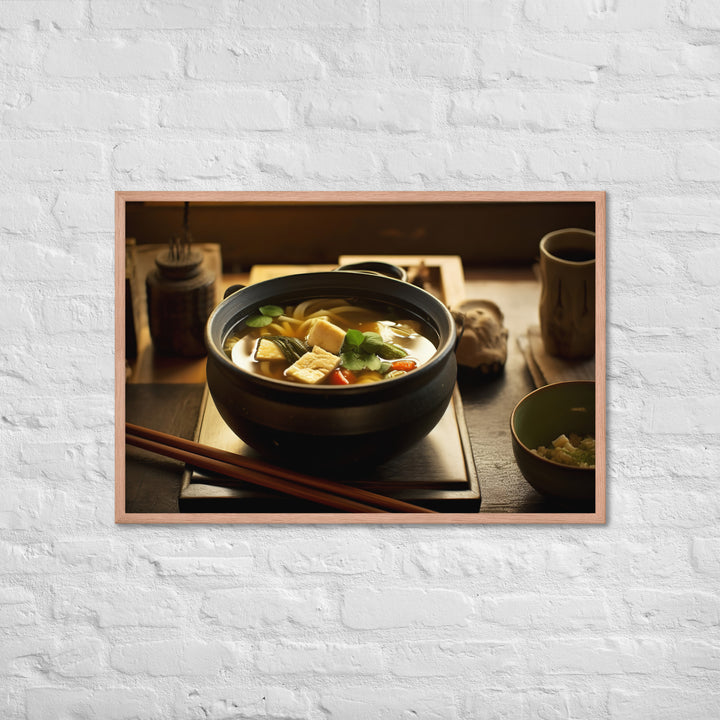 Miso Soup Framed poster 🤤 from Yumify.AI