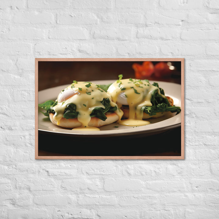 Florentine Eggs Benedict Framed poster 🤤 from Yumify.AI