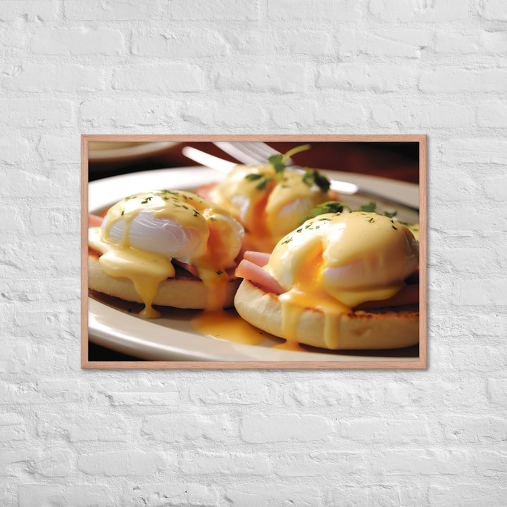 Classic Eggs Benedict Framed poster 🤤 from Yumify.AI