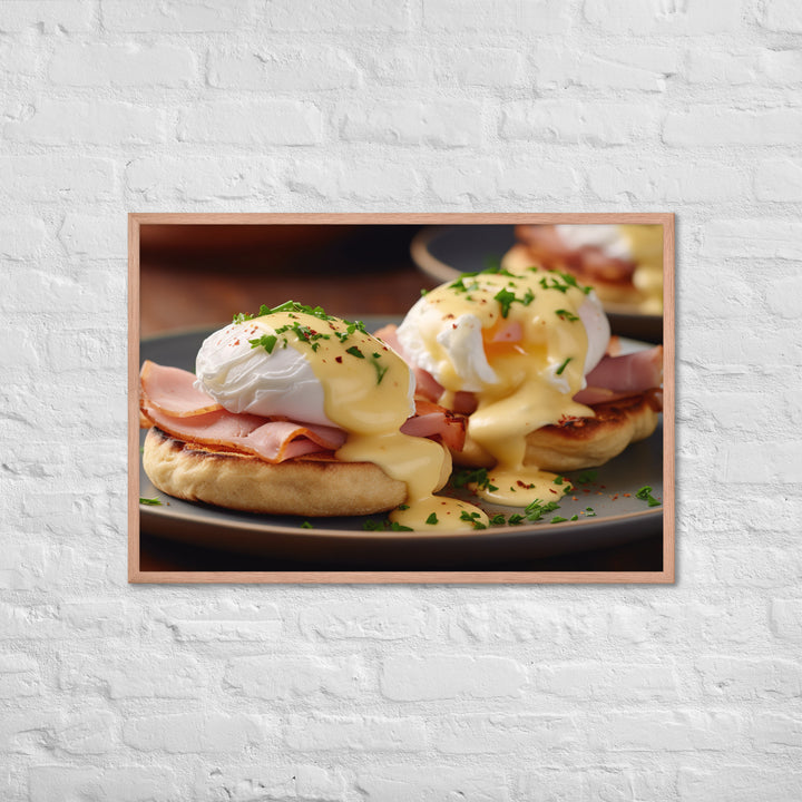 Classic Eggs Benedict Framed poster 🤤 from Yumify.AI