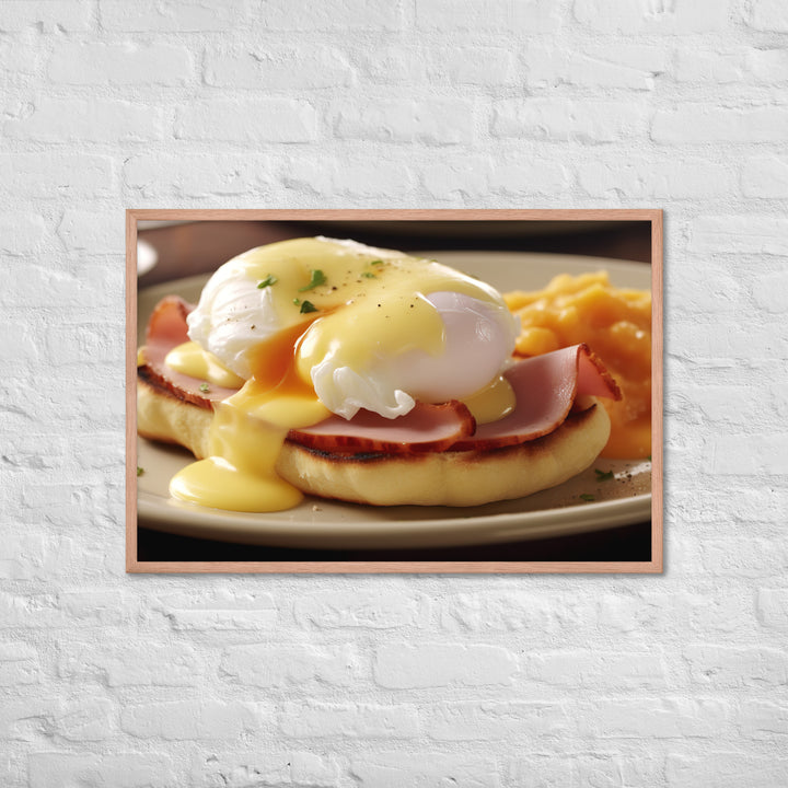 Classic Eggs Benedict Framed poster 🤤 from Yumify.AI