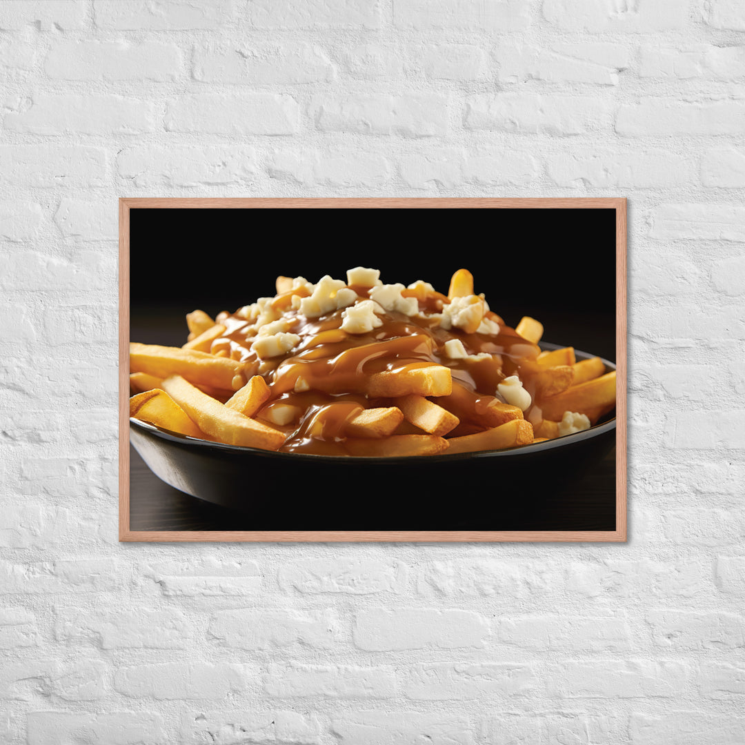 Poutine Framed poster 🤤 from Yumify.AI