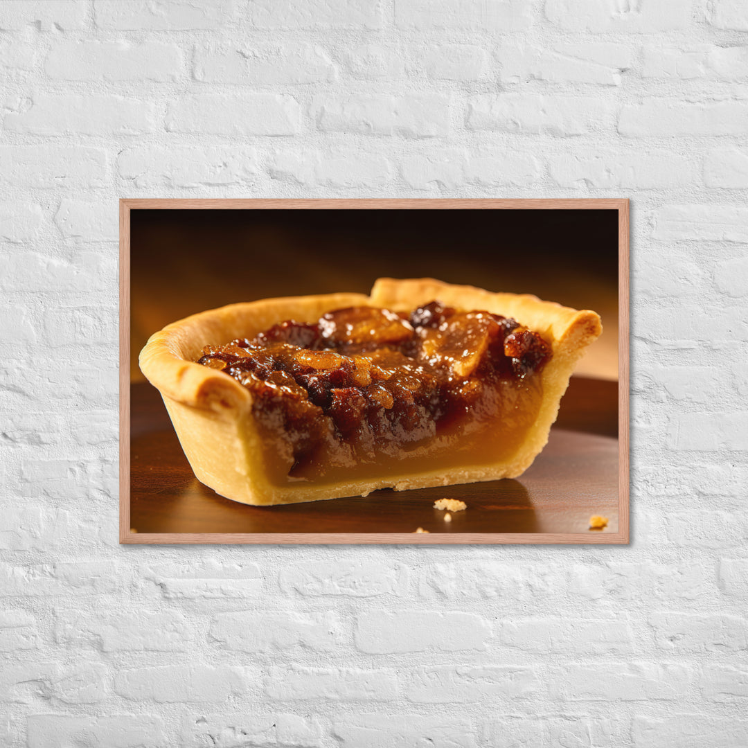 Butter Tart Framed poster 🤤 from Yumify.AI